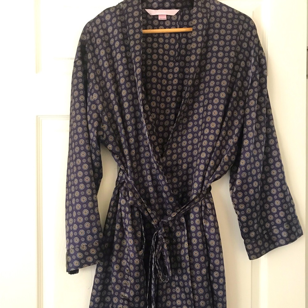 90s Satin robe and slip set